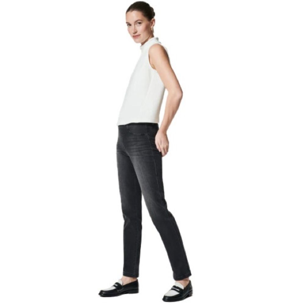 NWT SPANX | 20355R Vintage Black Straight Leg Jeans XS‎